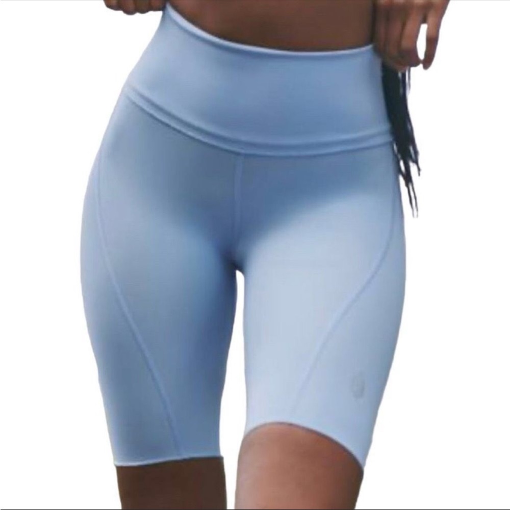 Free People Sky Blue Athletic Shorts